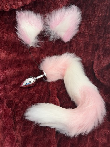 Tail butt plug set with - plug,