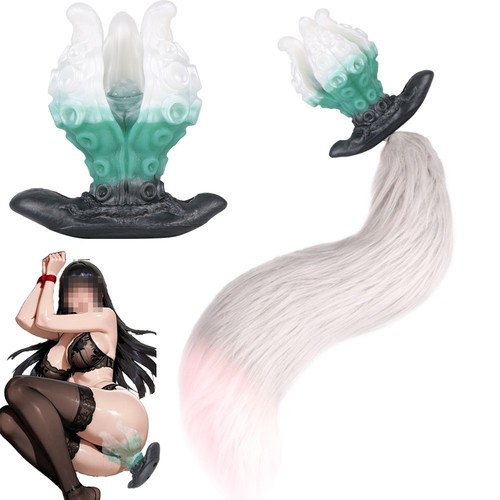 Fantasy soft silicone fox tail - fantasy,